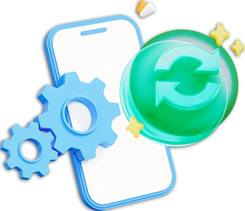 Software update illustration representing the PHP security patch