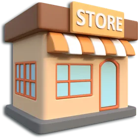 Illustration of a business premises