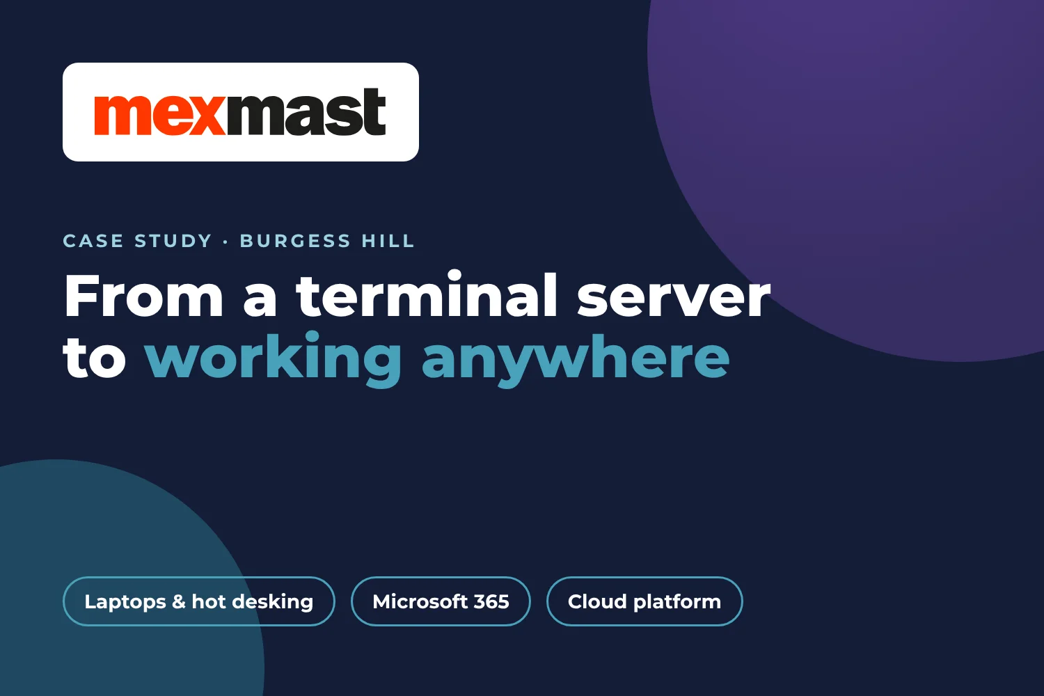 Mexmast case study: from terminal server to laptops, Microsoft 365 and working anywhere