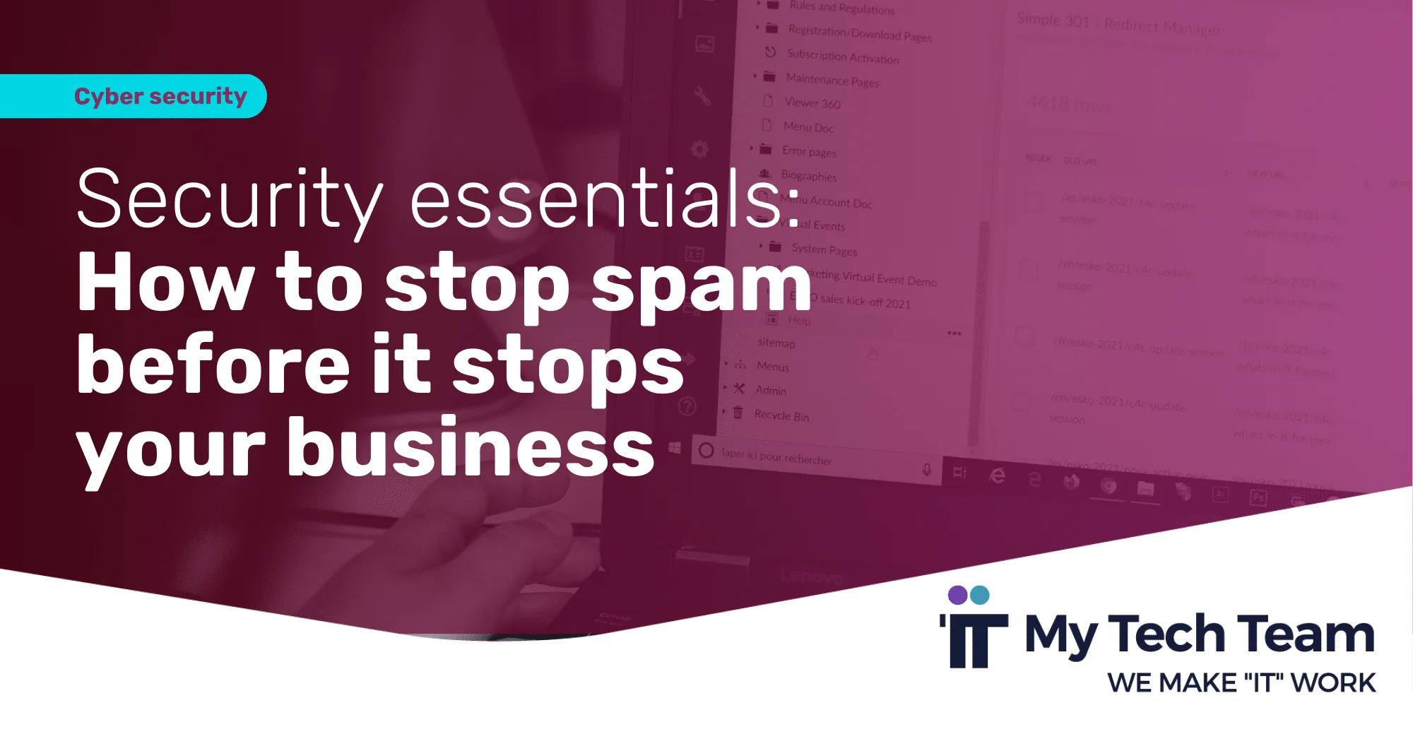 Spam guide Blog image