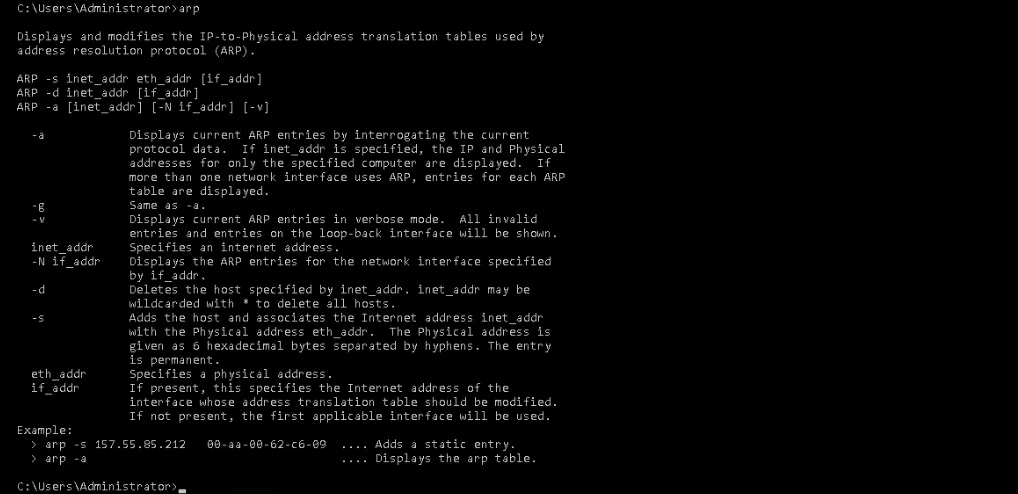 ARP CMD