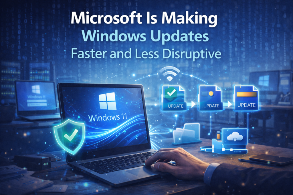 Microsoft Is Making Windows Updates Faster and Less Disruptive